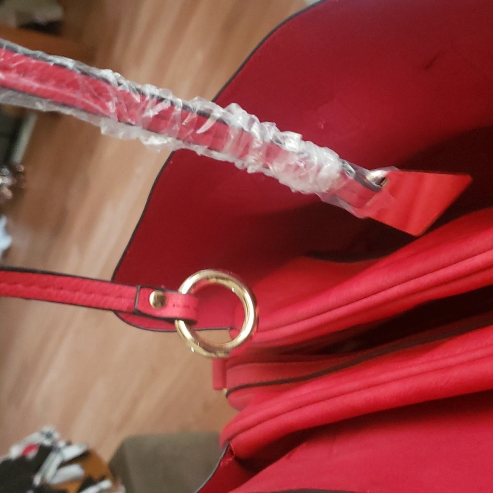 NWOT Exquisite Mellow world vegan leather "jasmine" satchel purse, Beautiful … - Picture 6 of 8